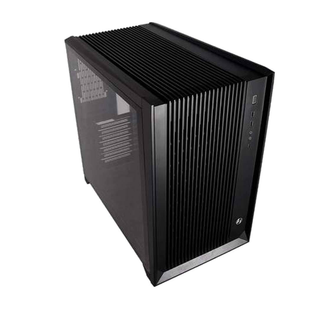 Black SECC Tempered Glass ATX Mid Tower Computer Case Q10281