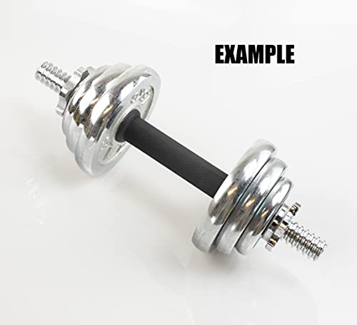 Adjustable Dumbbell Bar Handles 32/35/40cm Fit 1 inch Standard Weight Plate Sold in Pair B28225