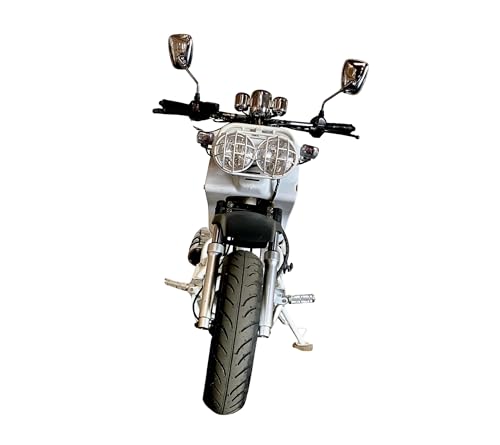 50cc Stretched Scooter Automatic Transmission Wide 205/30-12 Rear Tire Street Legal Moped H293