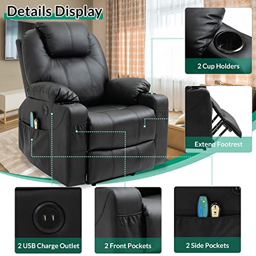 Grey Fabric Power Lift Electric Recliner Chair with Cup Holders T80813