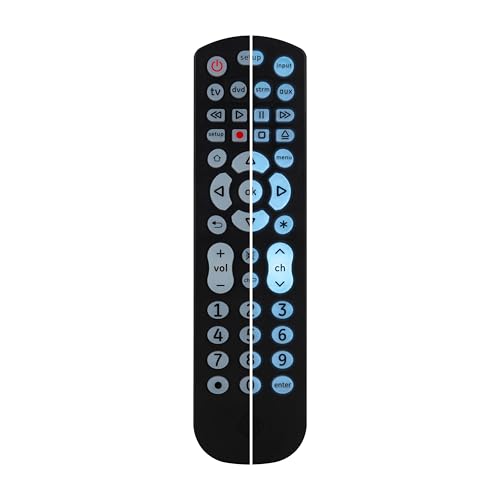 Black 4-Device Universal Remote Control P628910