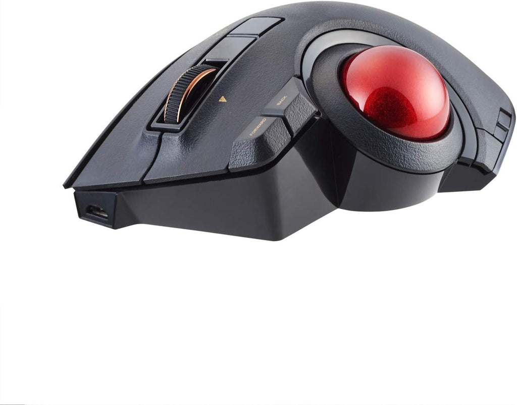 Wired Wireless Bluetooth Thumb Control 8-Button Ergonomic Optical Trackball Mouse X1287