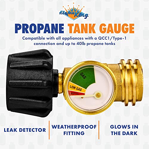 20 Pound Steel Propane Tank Cylinder with Type 1 Valve, White G96361