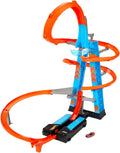 Toy Car Track Set with Motorized Booster E651
