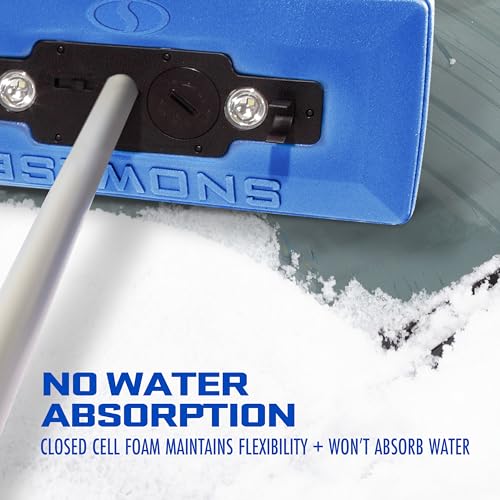 18-Inch Foam Head Snow Broom and Ice Scraper A33926