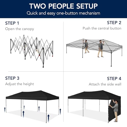 10x20 Heavy Duty Waterproof Outdoor Canopy Tent with Sidewalls L667