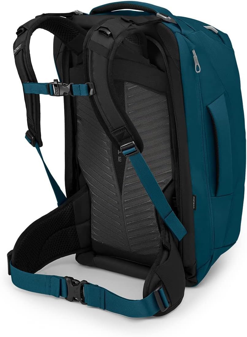 40L Women's Travel Backpack, Night Jungle Blue Q682