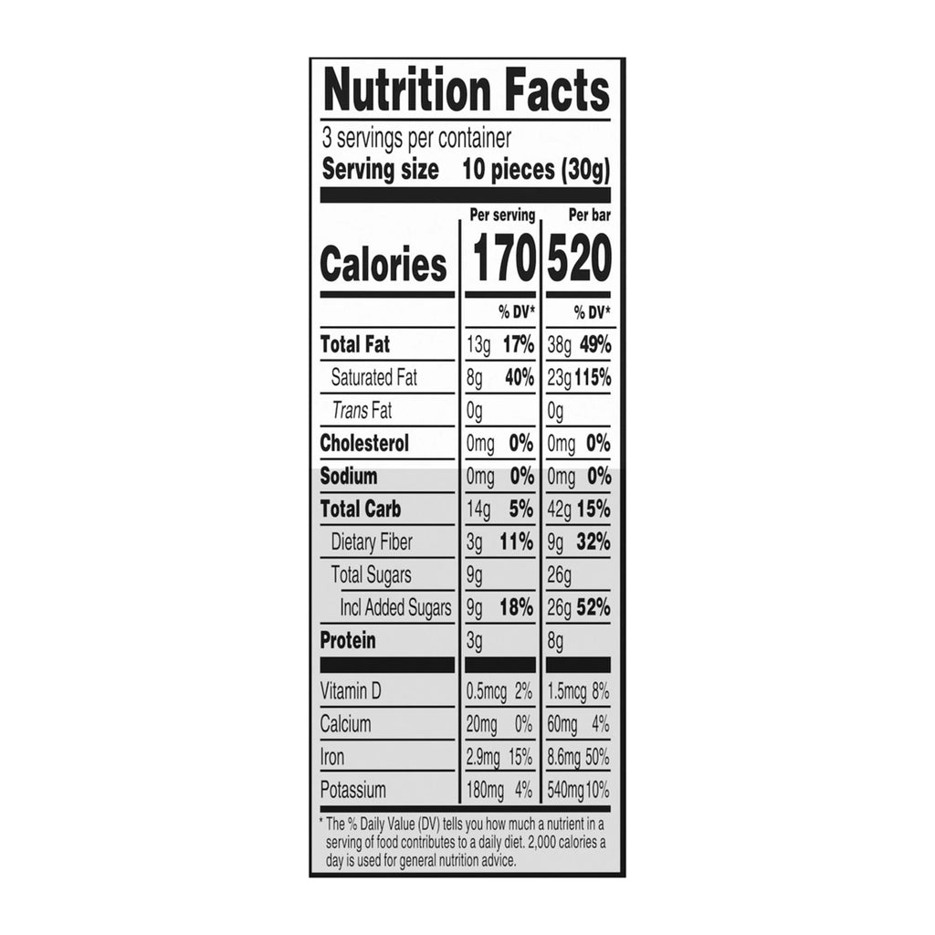 Organic Dark Chocolate Bar, 70% Cacao, 10 - 3.17 oz Bars V49277