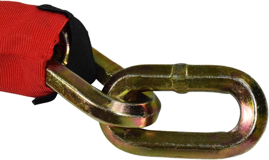 Red 14mm Chain and 15mm Disc Lock K2752