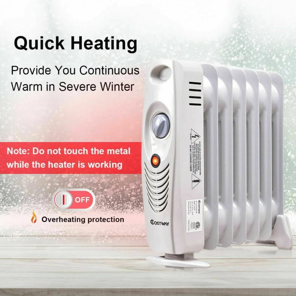 Portable Mini Electric Oil Filled Radiator Heater T645457