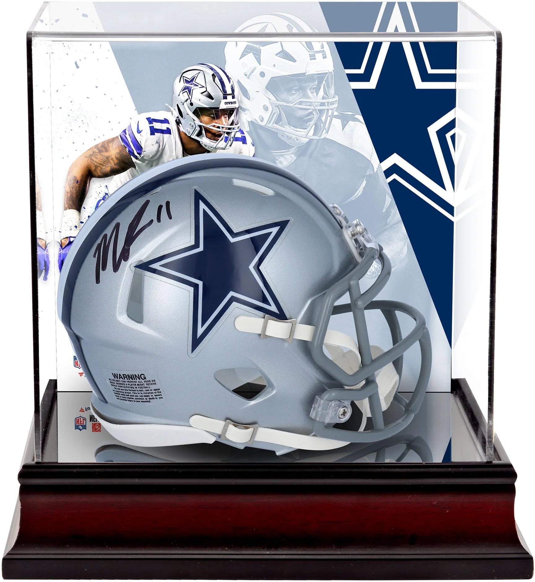 Autographed Mini Helmet with Case E8014