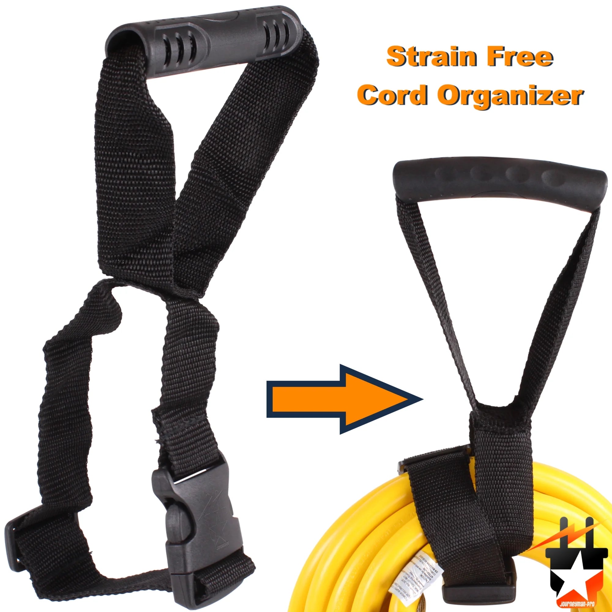 30A RV Power Extension Cord, Black Grip Handle, 15 Feet H30308