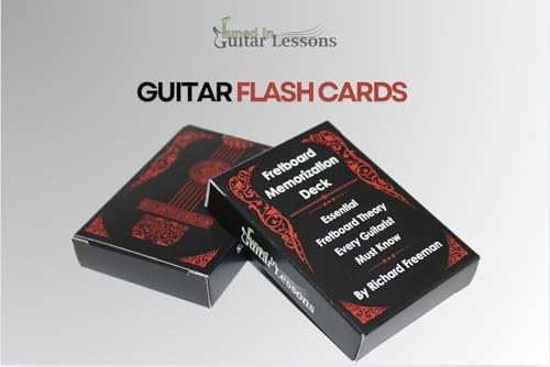 54-Card Guitar Flash Cards C968