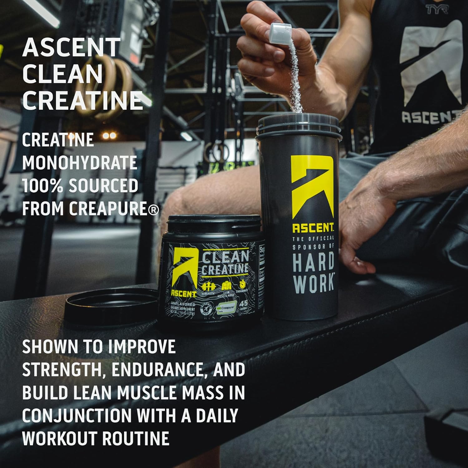 Unflavored Creatine Monohydrate Powder, 45 Servings Y561