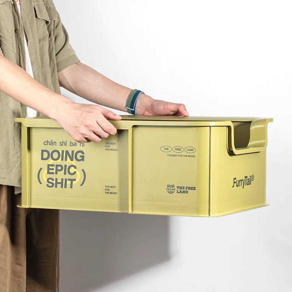 XL Cat Litter Box With Scoop U71948