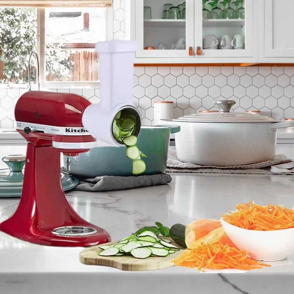 Slicer Shredder Set 3 Vegetable Cutter Blades Aluminum Shaft C369