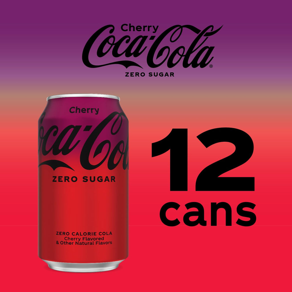 12 Fl Oz Cherry Zero Soda (pack of 12) I58949
