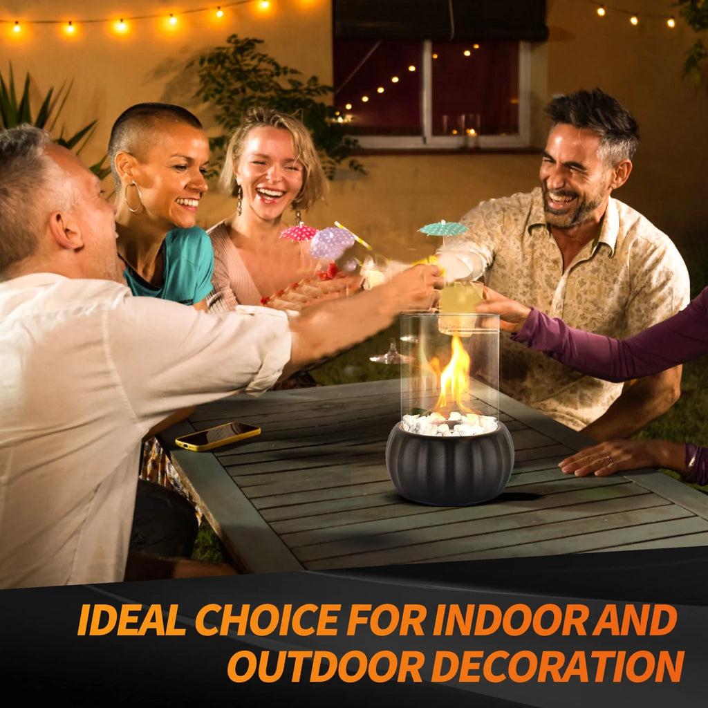 Tabletop Fire Pit with Combustion Chambers and Fire Killer K196709