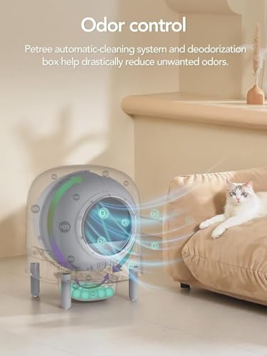 Black Automatic Self Cleaning Cat Litter Box L15574