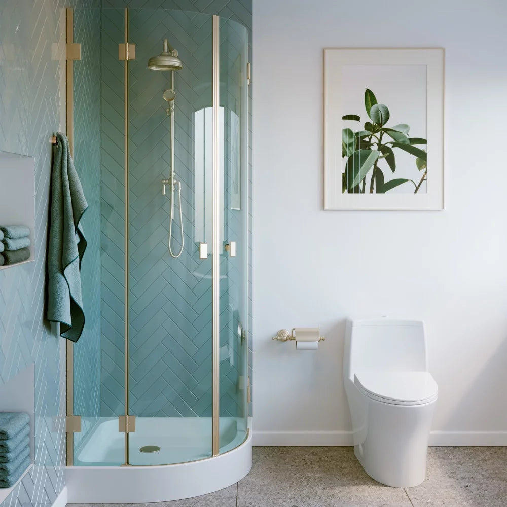 32 x 32 Acrylic White Neo-angle Shower Base X536957