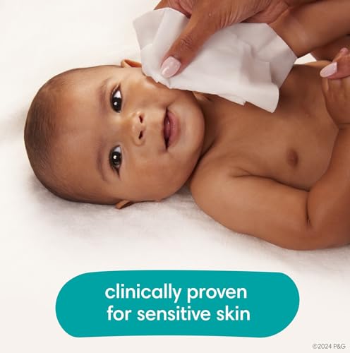 Pampers Sensitive Baby Wipes, Water Based, Hypoallergenic and Unscented, 16 Flip-Top Packs (1344 Wipes Total) S848