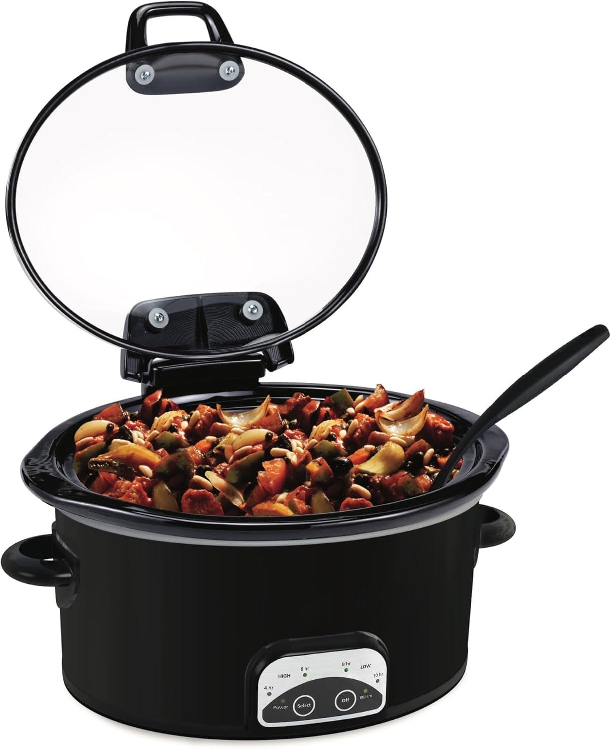 4.5-Quart Black Slow Cooker Q824