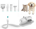 Pet Grooming Kit & Vacuum Suction 99% Pet Hair, Professional Grooming Clippers with 5 Grooming Tools S859