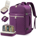 40L Waterproof Travel Backpack with 3 Packing Cubes P828239