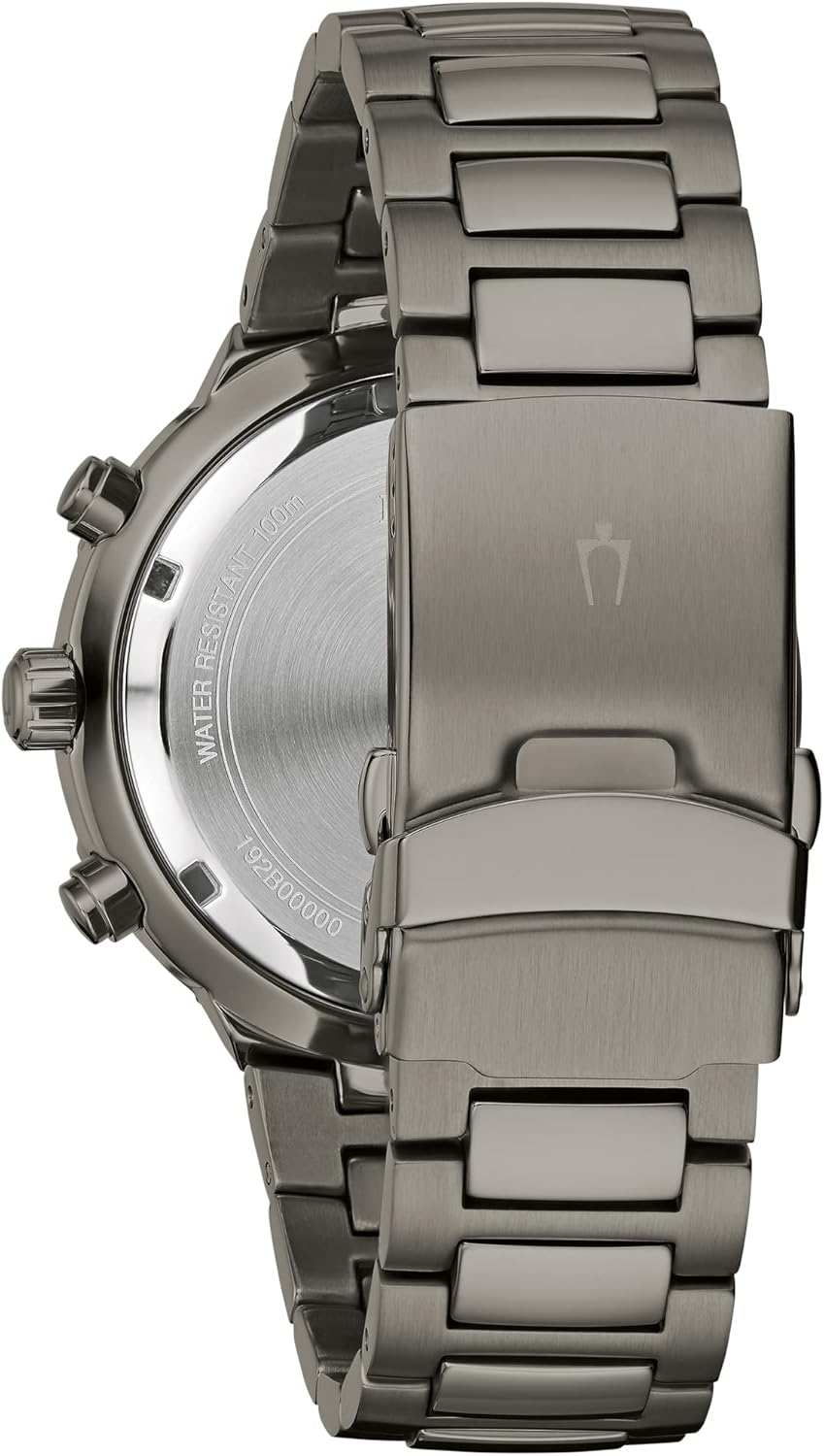 Black Ion Plated Stainless Steel Chronograph Quartz Watch N973149