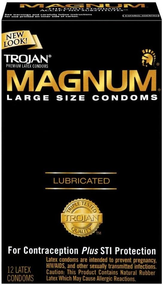 12 Count Lubricated Large Condom K15491