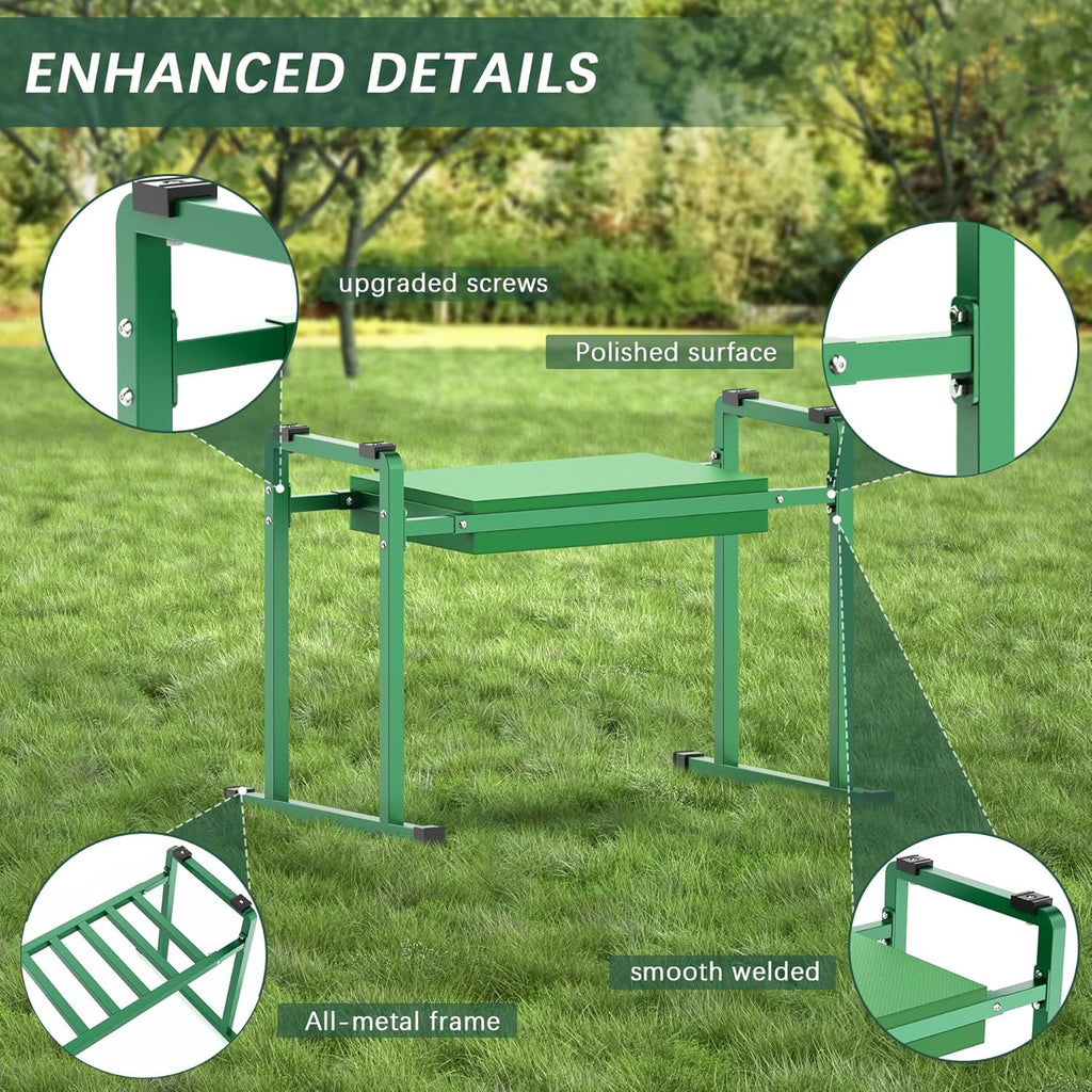 10.2" Wider Garden Kneeler and Seat with Handle I373333