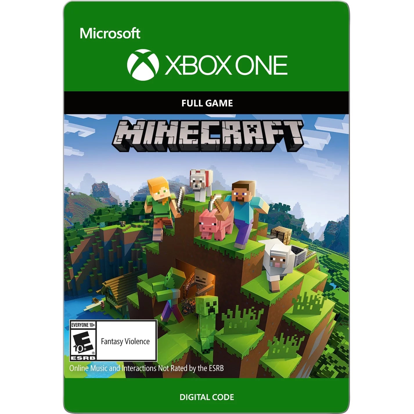 1TB SSD Black Xbox X Console and Wireless Controller with Minecraft Full Game and HDMI 2.1 Cable T177607