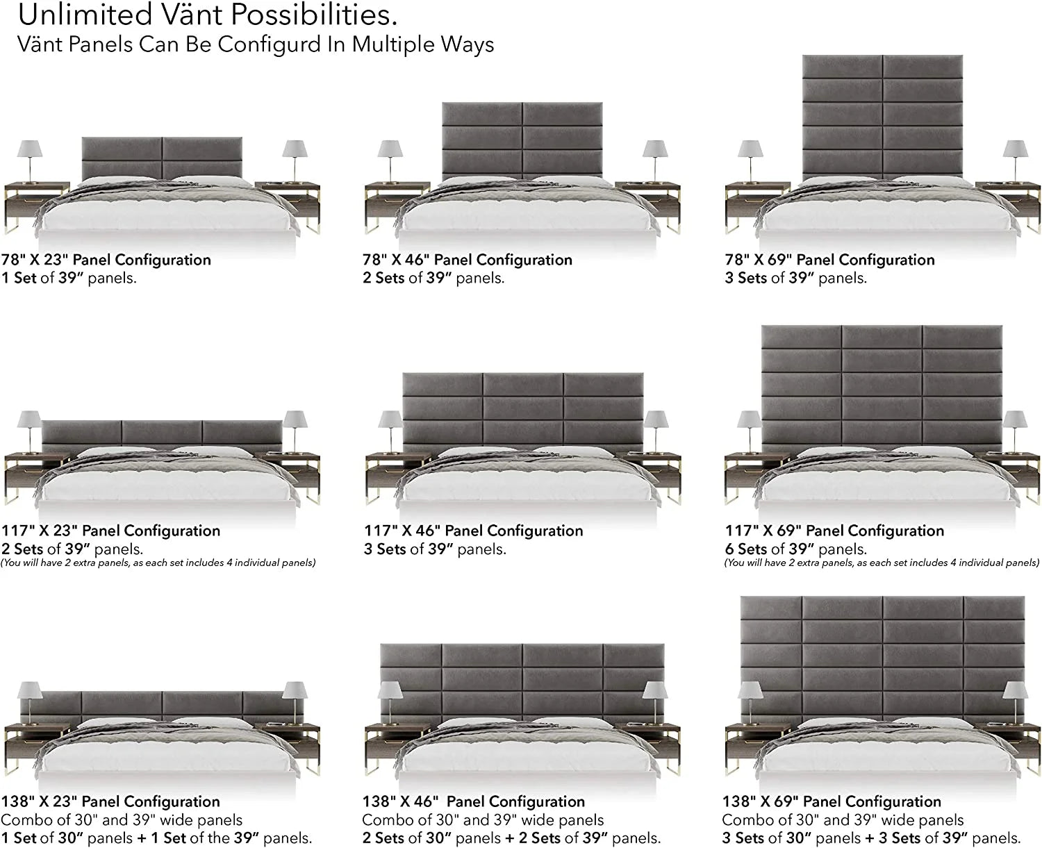 Velvet Ivory King Set Of 4 Panels K22216