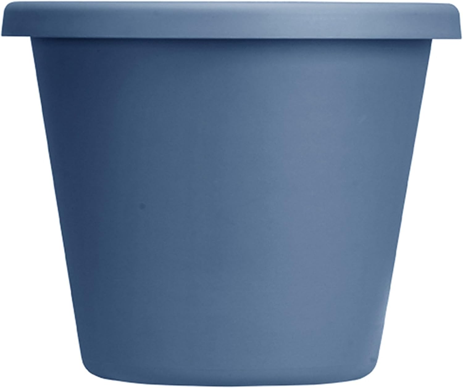 Slate Blue 6 Pack Plastic Flower Pot Planter with Drainage Holes I770496