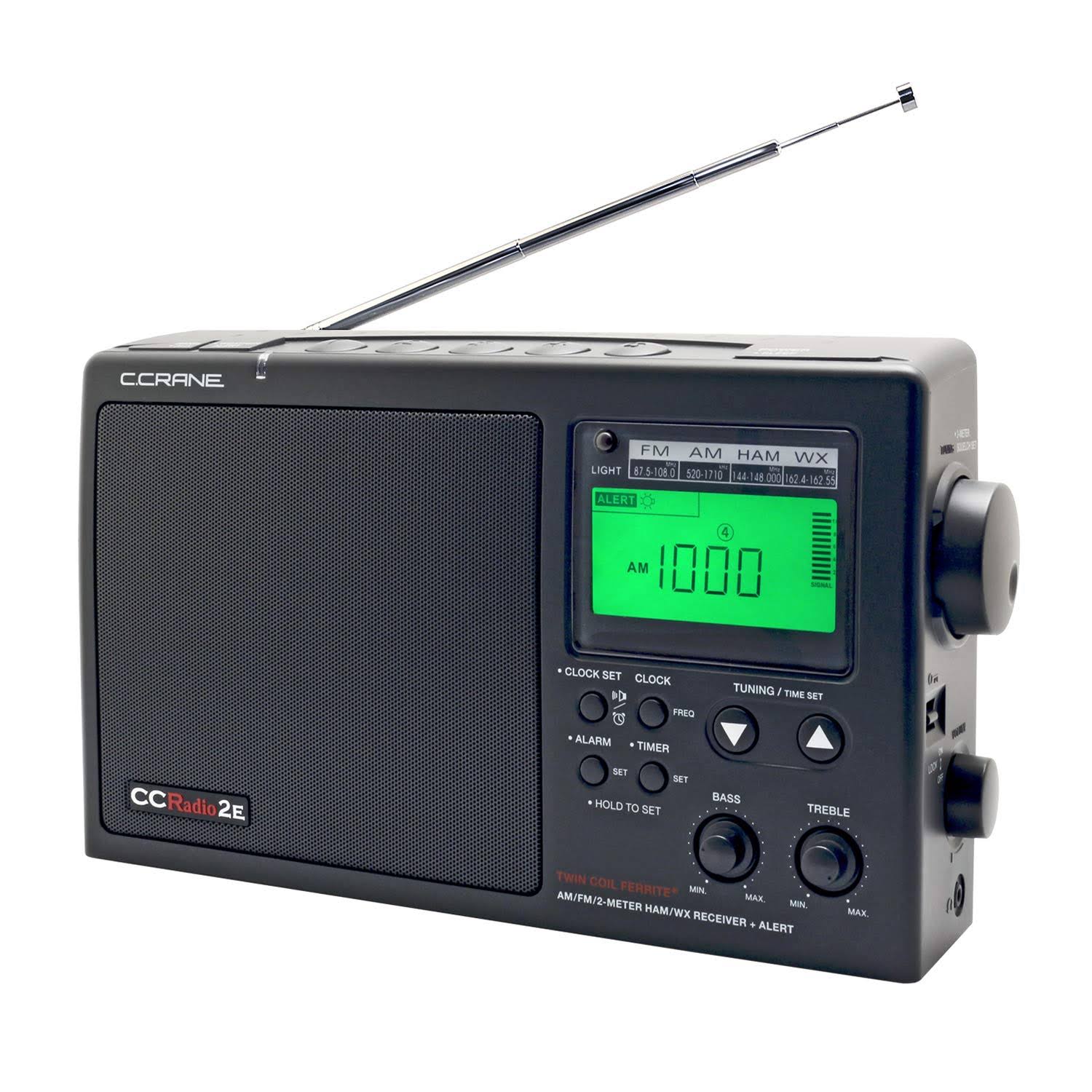 Black AM FM Weather Radio B907