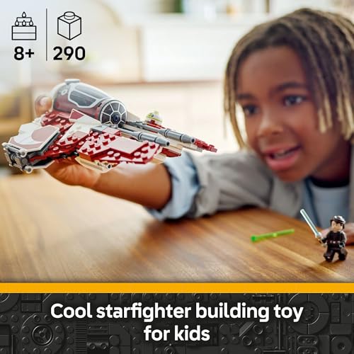 LEGO Star Wars Ahsoka's Jedi Interceptor Spaceship Building Toy, Ages 8+, 75401 Y411159