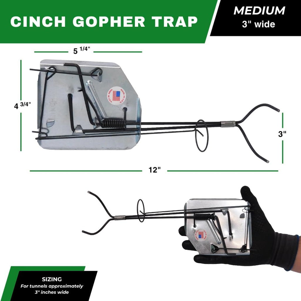 Medium Size Gopher Trap (3 Pack) Q21377