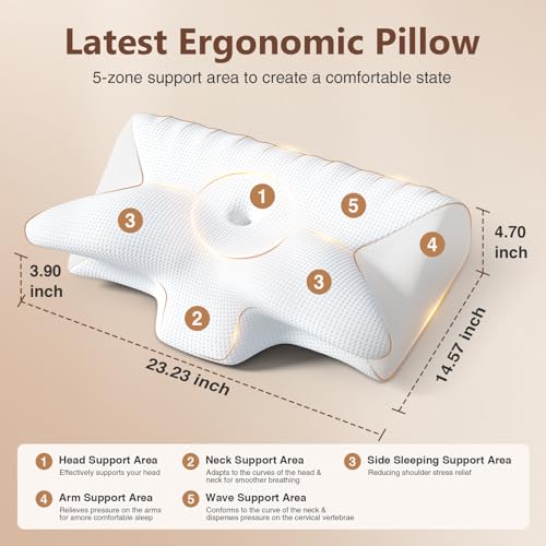 Adjustable Memory Foam Cervical Neck Pillow X85151