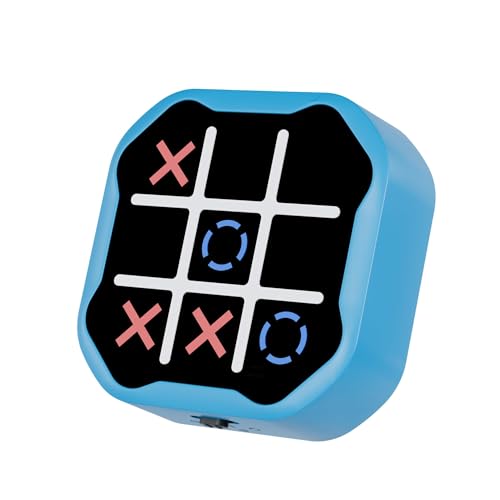 Purple Handheld Electronic Tic Tac Toe Game L3647