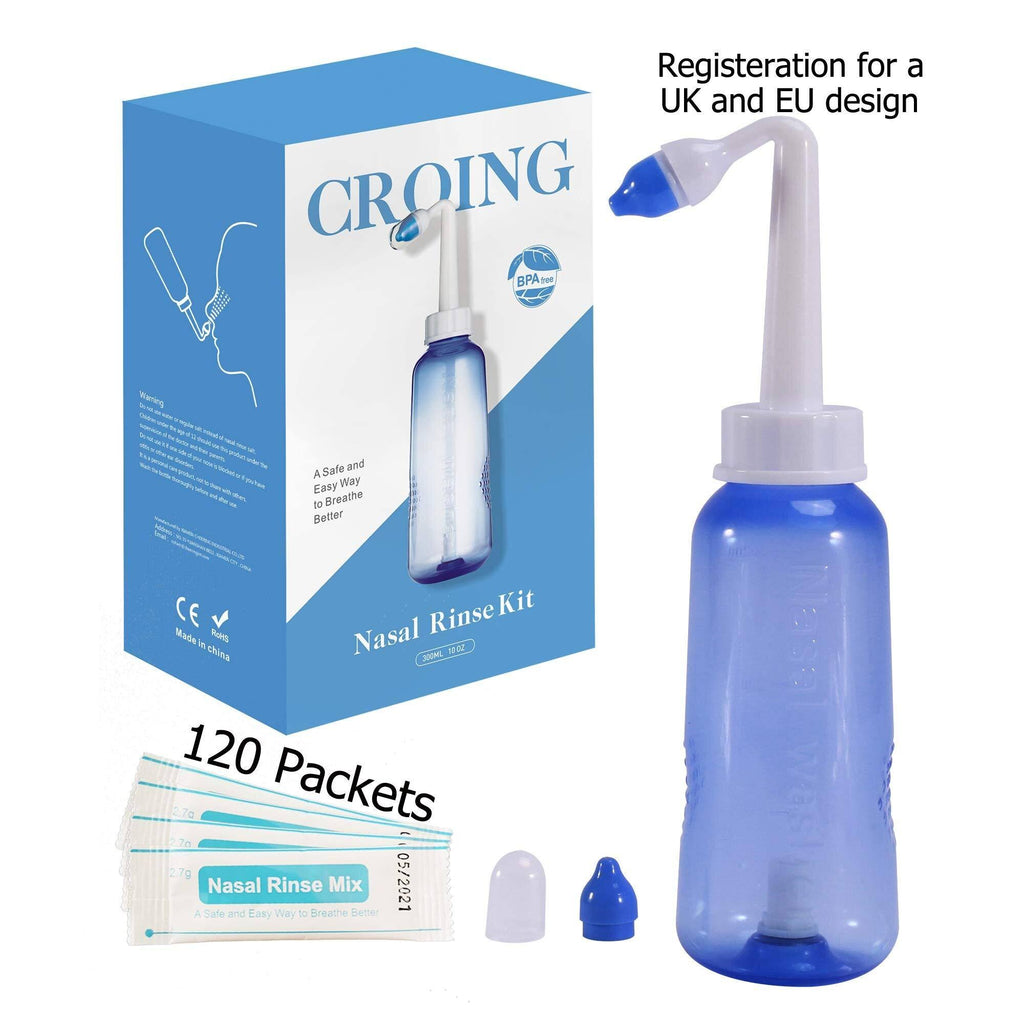 300ml Bottle with 120 Packets Neti Salt Nasal Rinse Kit G45558