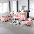 Black Velvet 3 Piece Sofa Set M7076