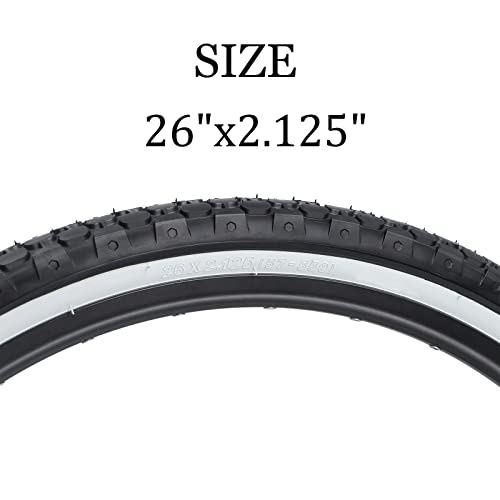2 Pack 24/26x2.125 Inch Folding Replacement Bike Tire U80517