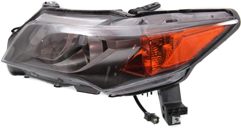 For Acura ILX Headlight Assembly 2013 2014 2015 Driver and Passenger Side Halogen Pair Set N881356