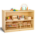 2-Tier Wooden Kids Bookshelf M259116