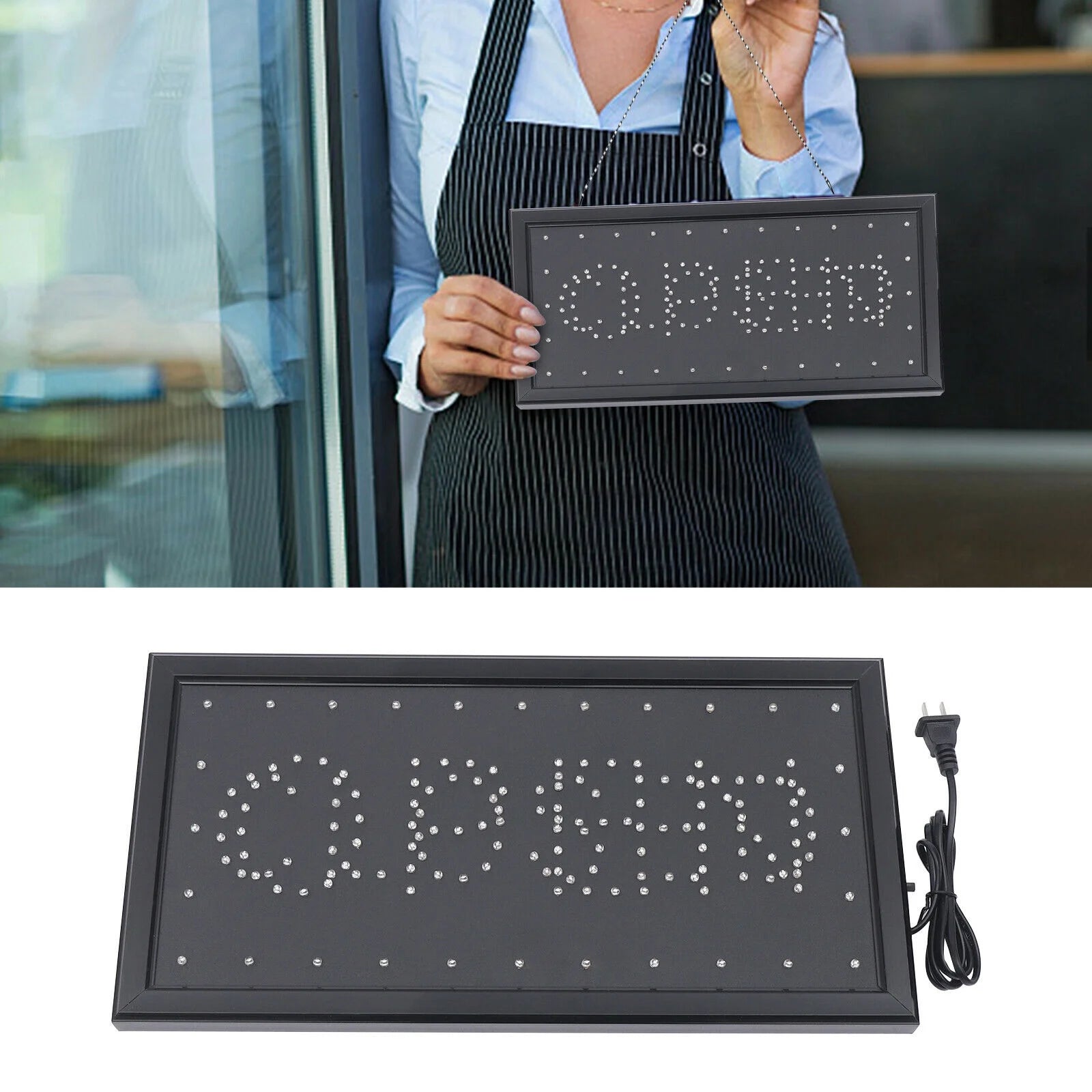 LED Open Closed Store Business Sign Neon Light B46210