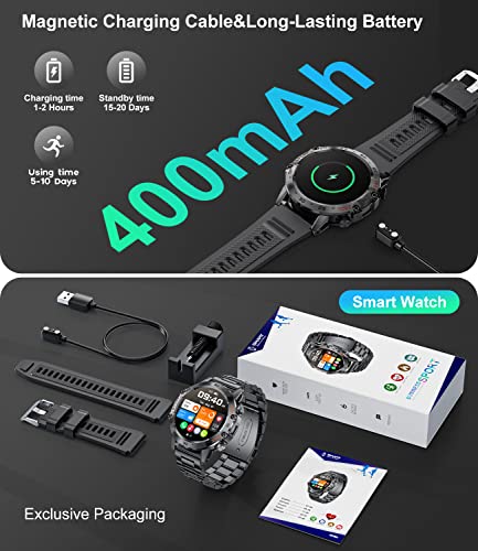 Smart Watch with Bluetooth Call, 5ATM Waterproof, 1.39'' HD U684