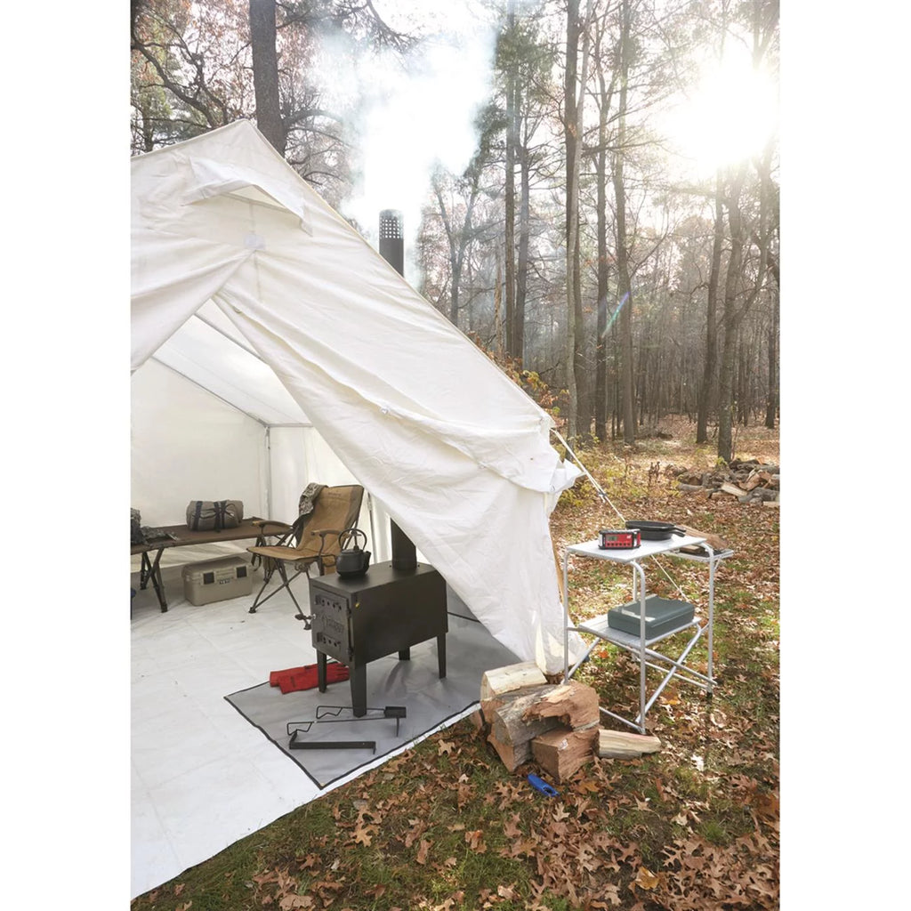 Large Outdoor Wood Burning Stove with Chimney Pipe Y97901