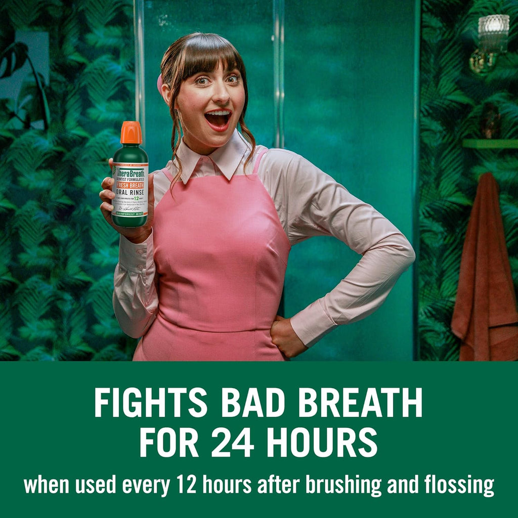 Rainforest Mint Alcohol-Free Mouthwash 16 Fl Oz (2-Pack) S45898