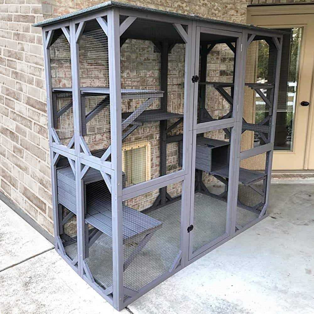Walk-in Extra Large Outdoor Cat Enclosure X805