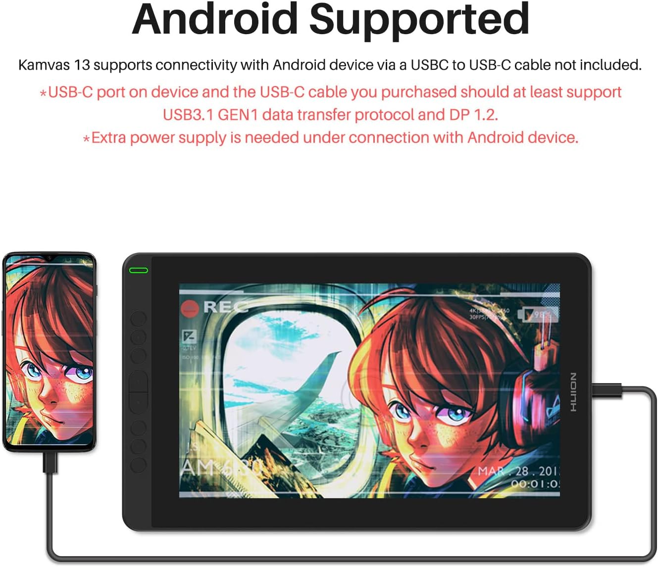 13.3 inch Drawing Tablet with Screen L5105